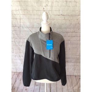 Columbia Lodge Hybrid pullover grey/black women’s‎ small